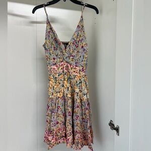 Floral Multicolor Women's Dress